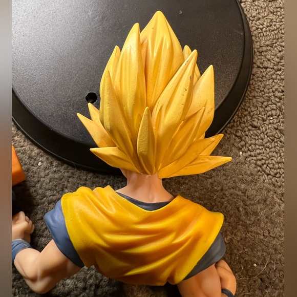 Banpresto 2005 Dragon Ball Z Super Saiyan Goku Large Figure Anime Japan Shonen - Picture 12 of 16